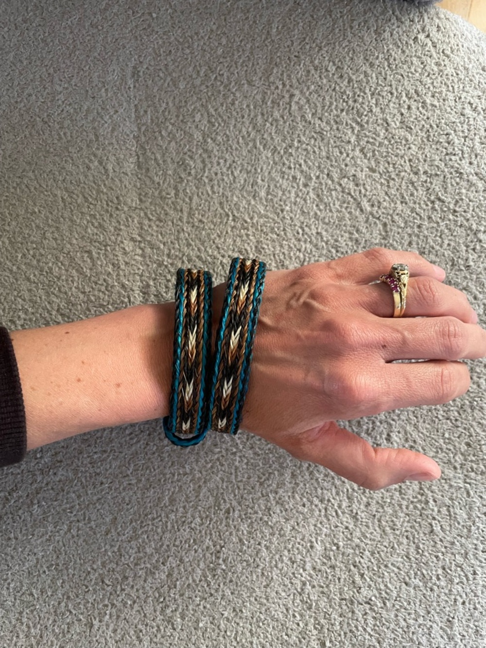 Western Horse Hair Bracelet Cuff Bundle